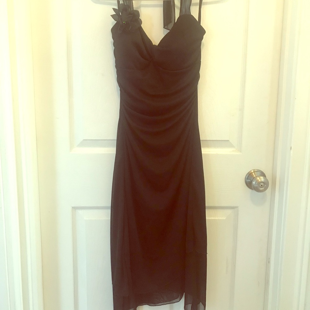 Black cocktail dress